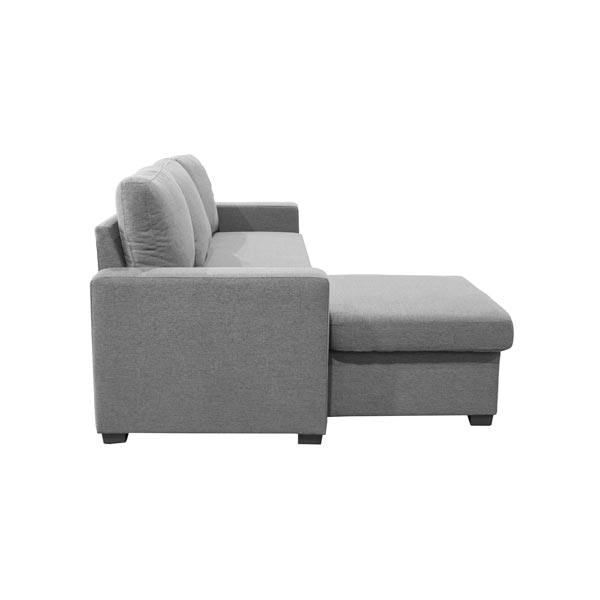 ALLISON Sectional Sofa Reversible Chaise with Pull-Out bed